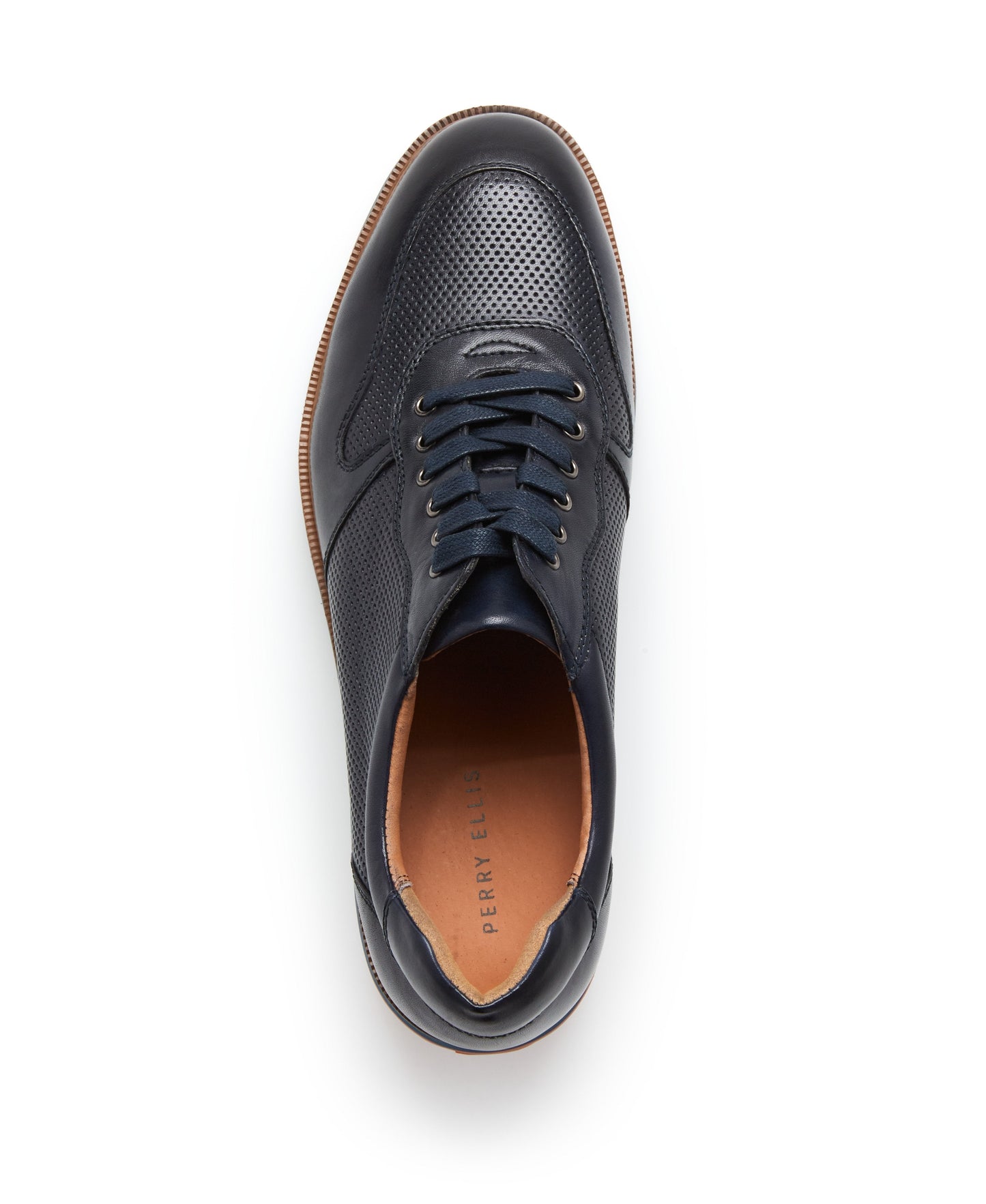 Burnished Leather Oxford Sneaker