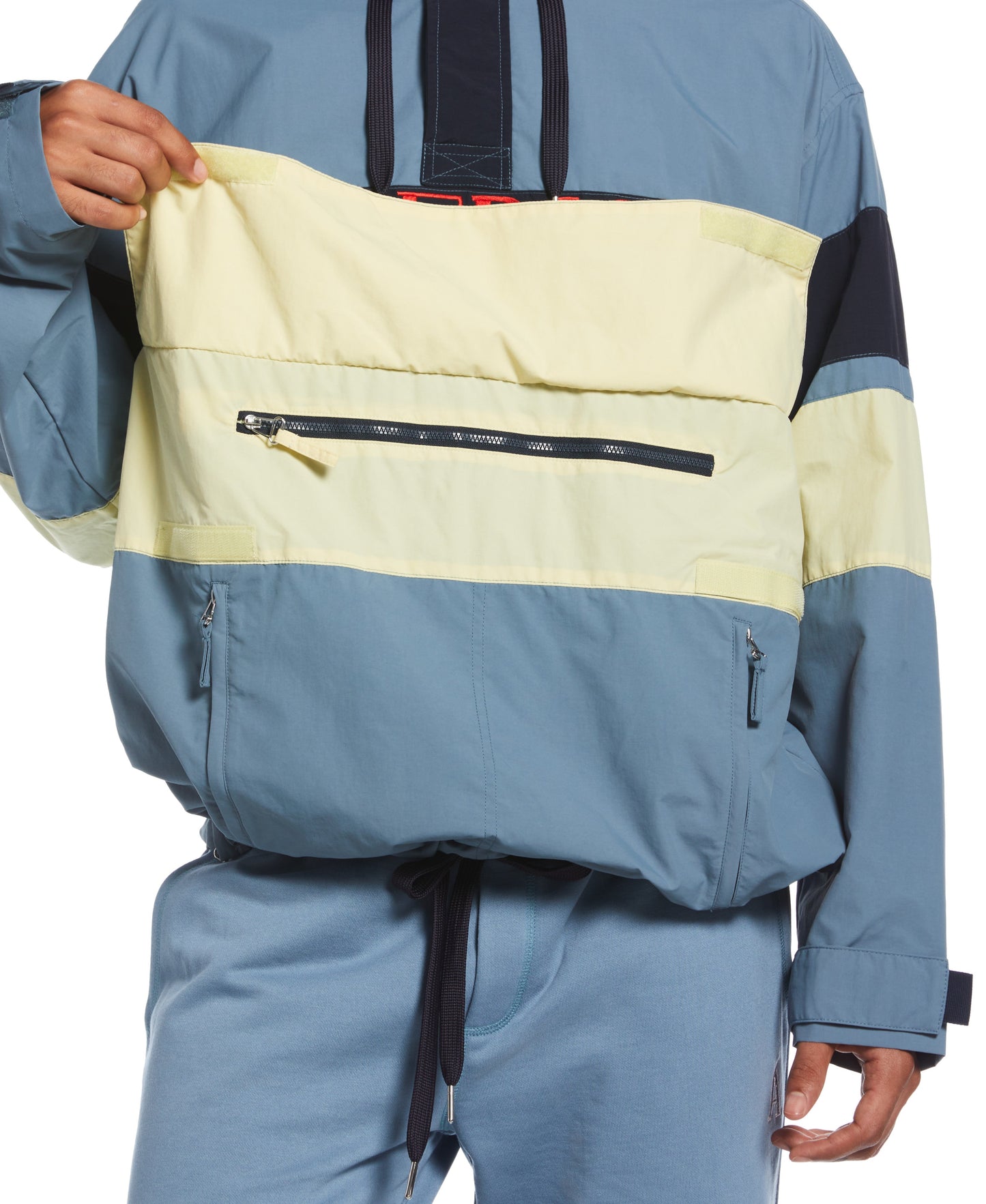 Color Block Anorak Jacket