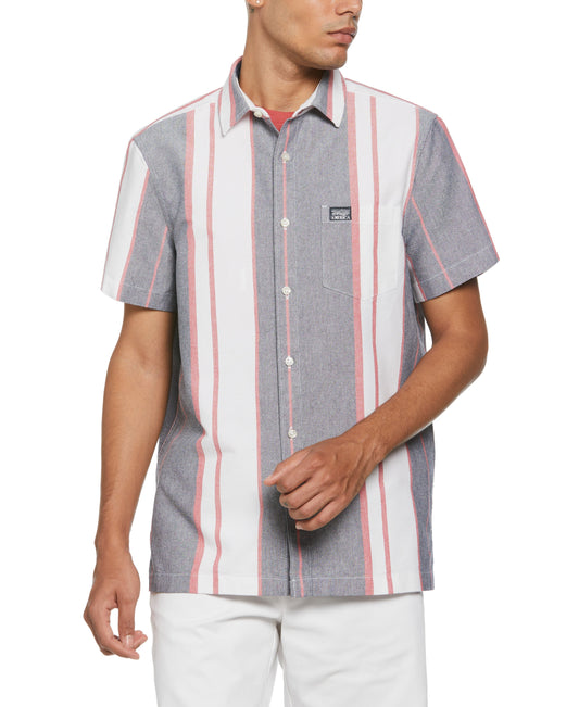Oxford Stripe Print Shirt