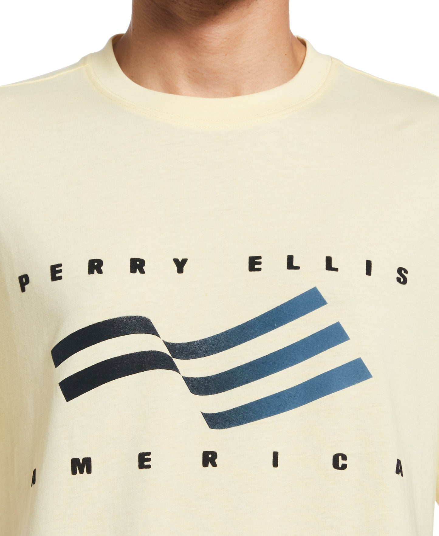 Perry Ellis America Flocked Tee