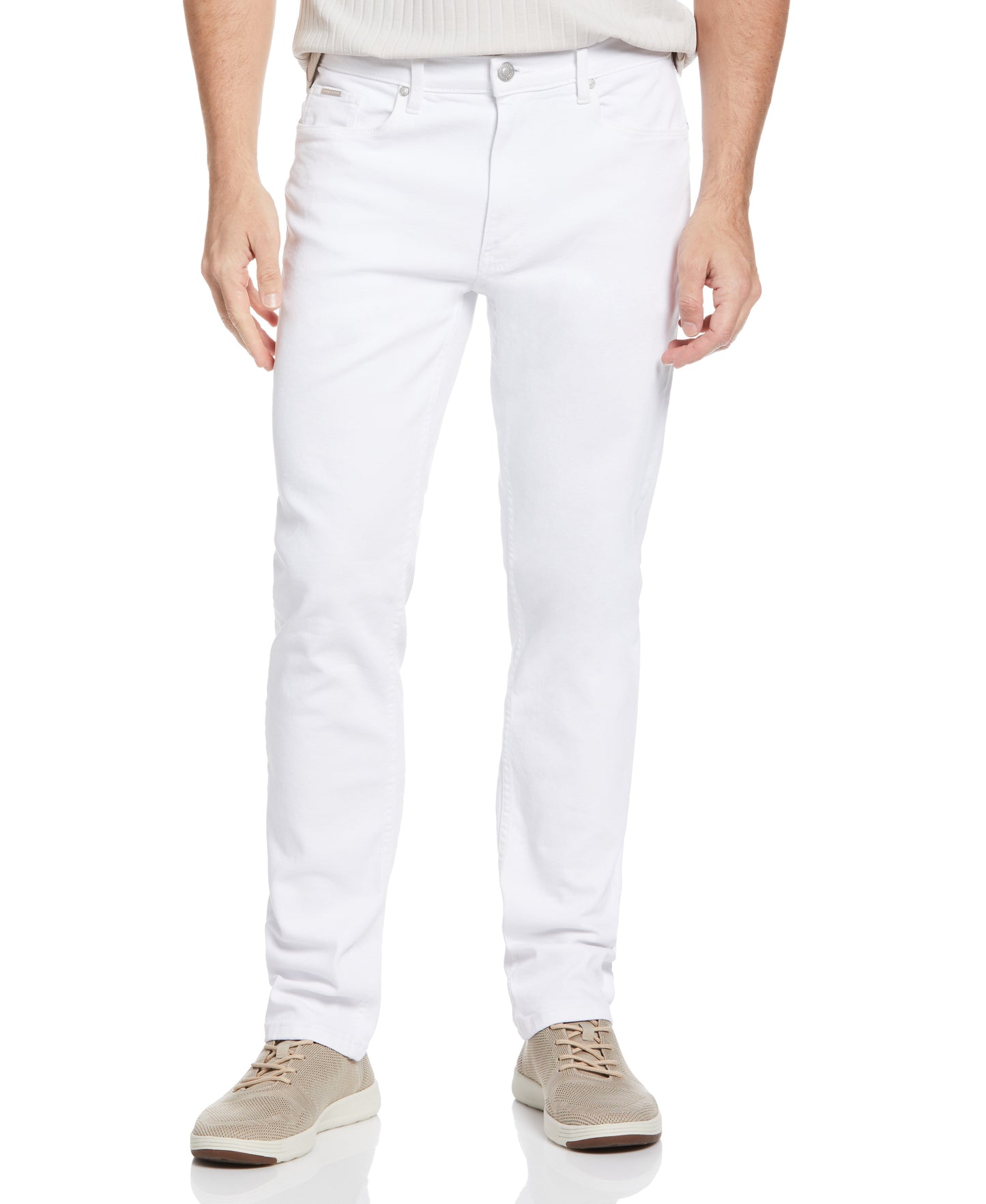Recover™ Slim Fit White Denim Jeans