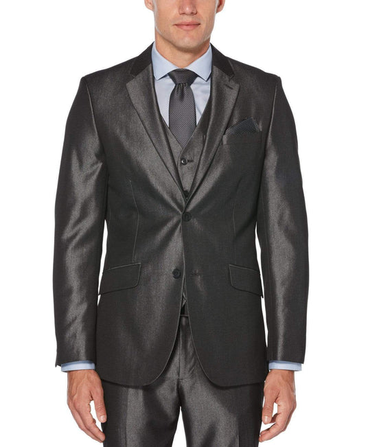 Slim Fit Iridescent Twill Suit Jacket