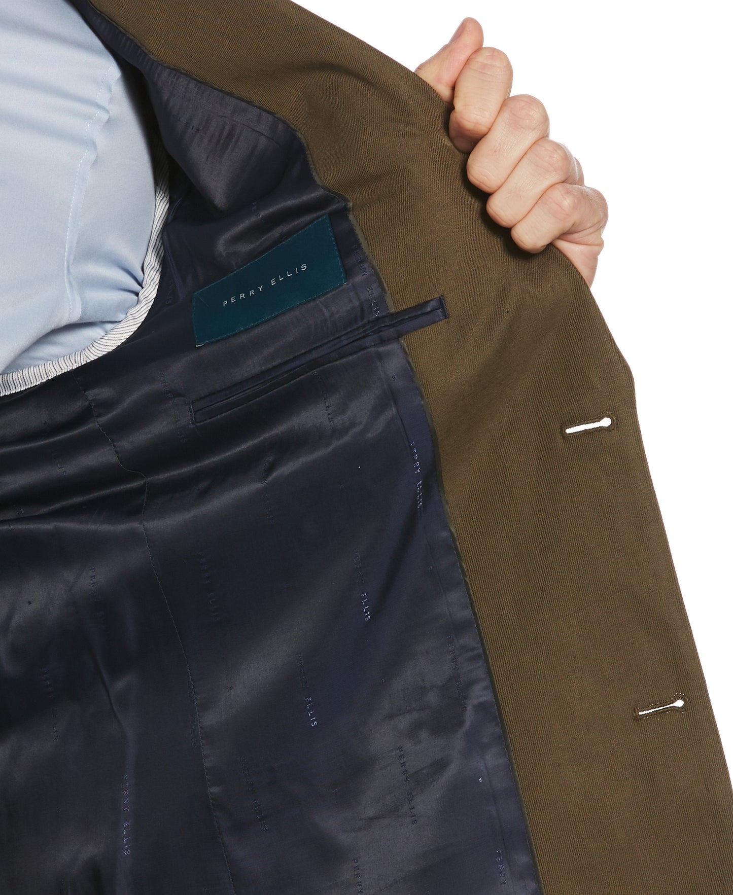 Slim Fit Linen Blend Solid Stretch Suit Jacket