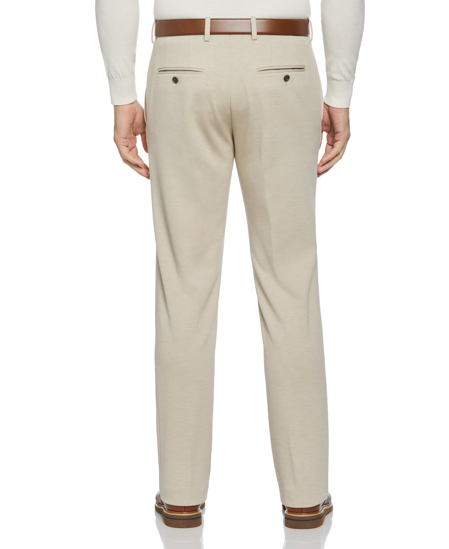 Slim Fit Solid Knit Suit Pant