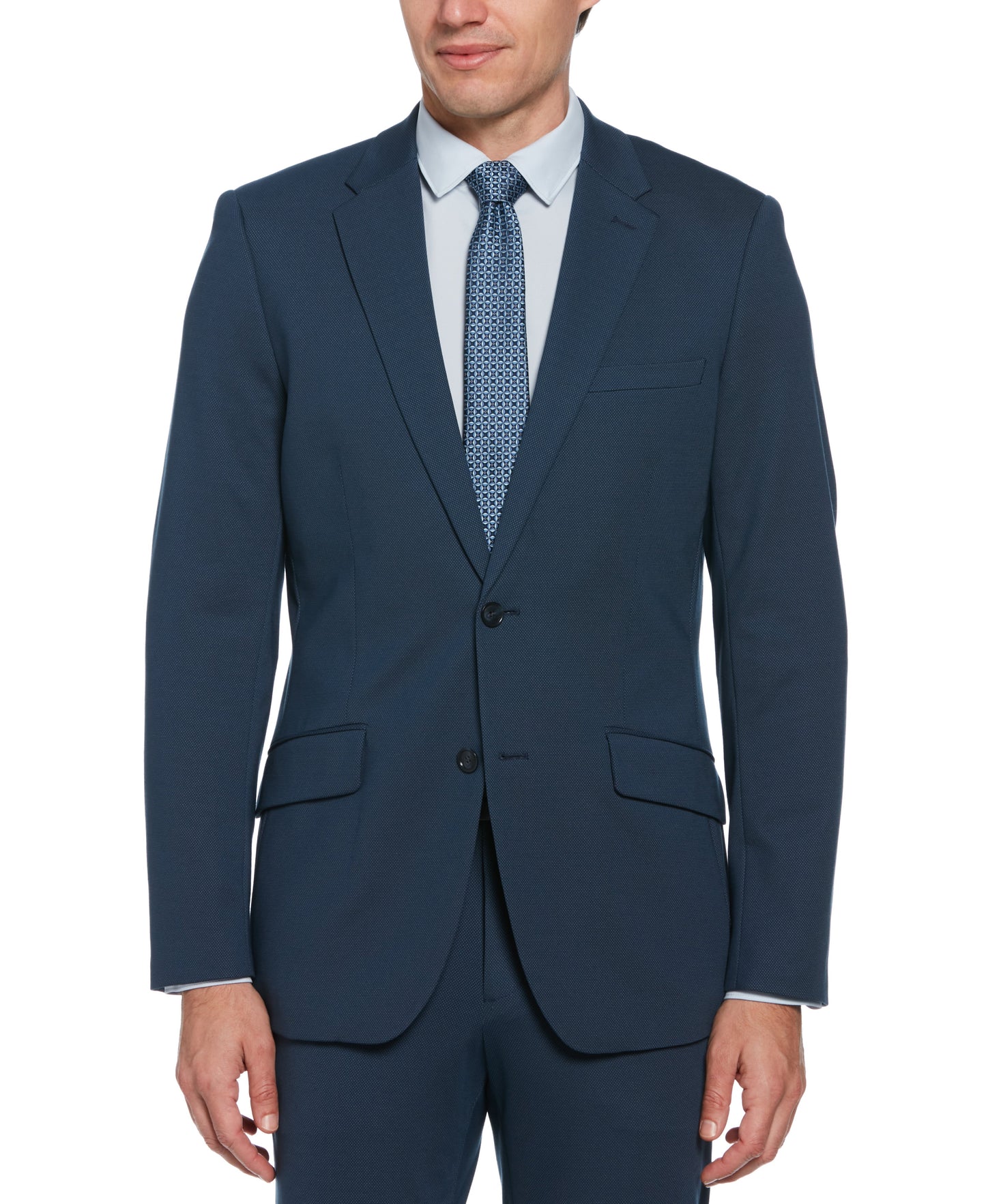 Slim Fit Stretch Knit Suit Jacket