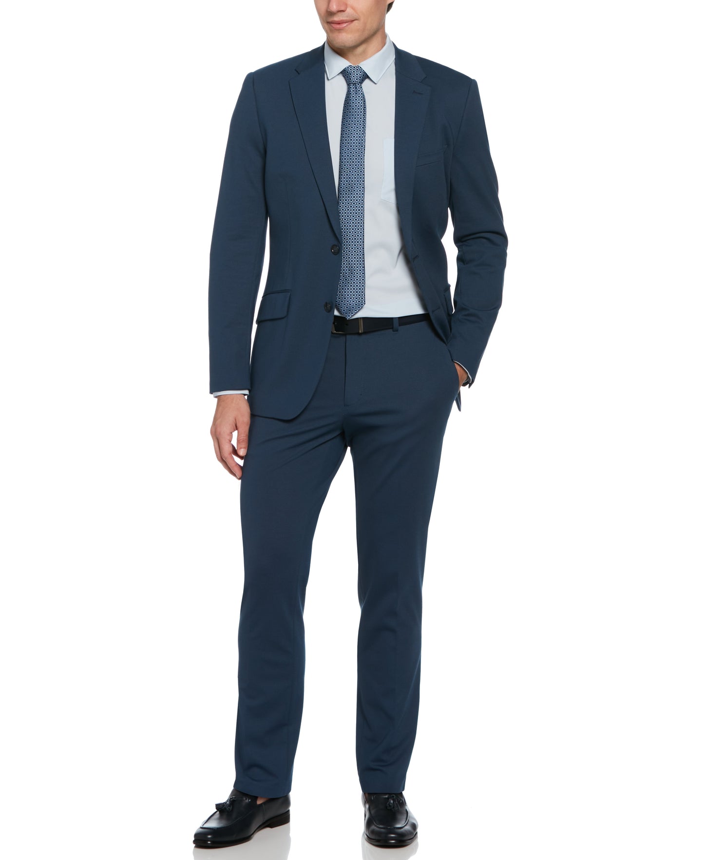 Slim Fit Stretch Knit Suit Jacket