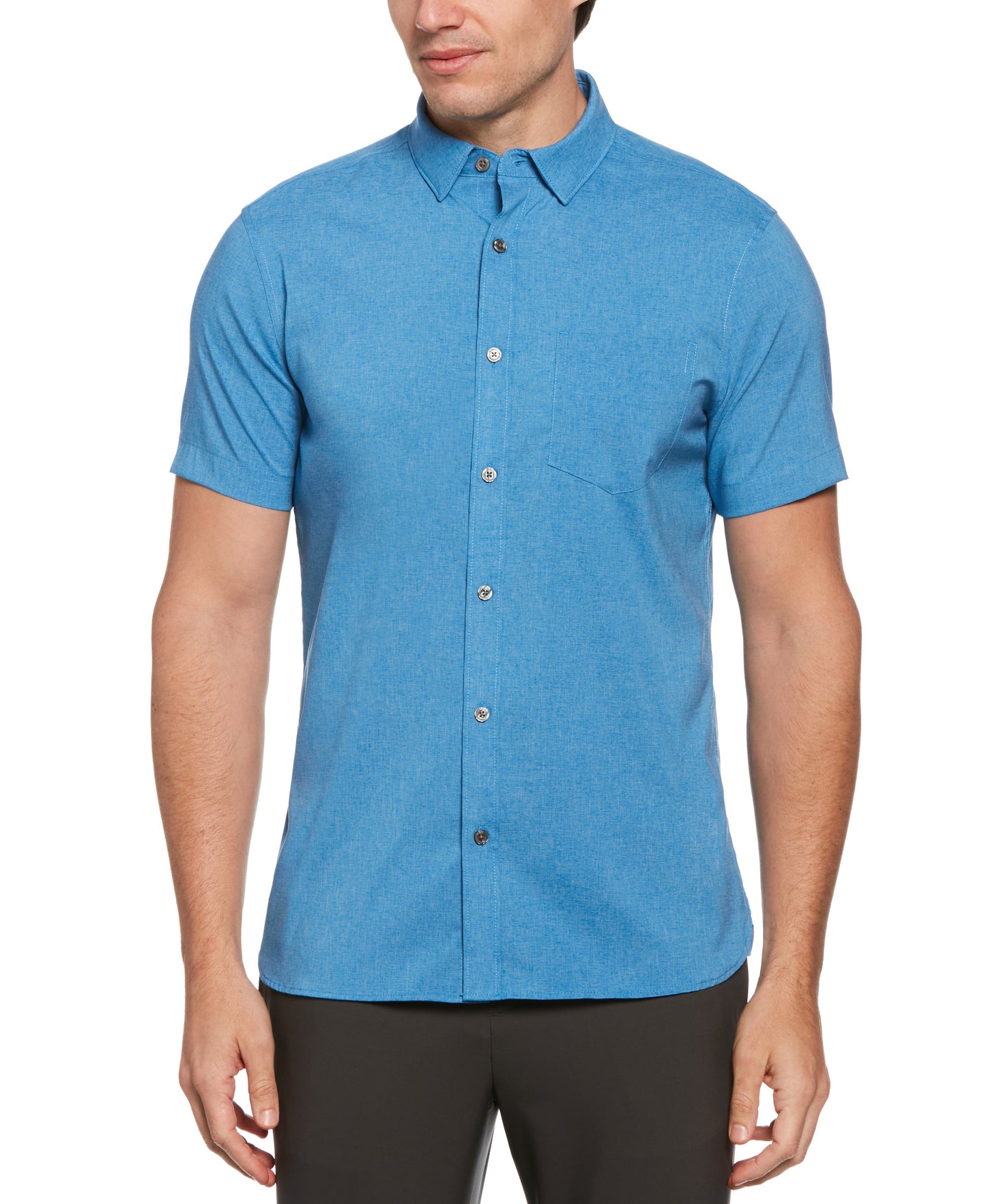 Slim Fit Total Stretch Heather Shirt