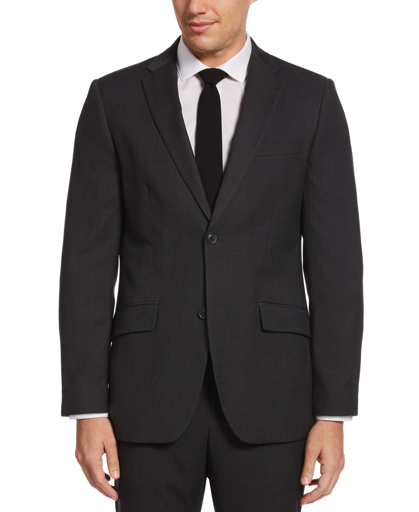 Solid Stretch Suit Jacket