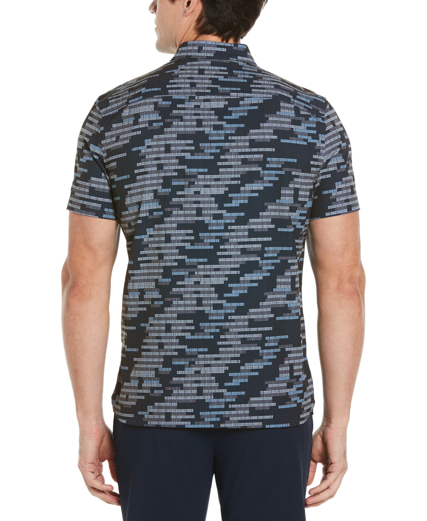 Total Stretch Slim Fit Graphic Print Shirt
