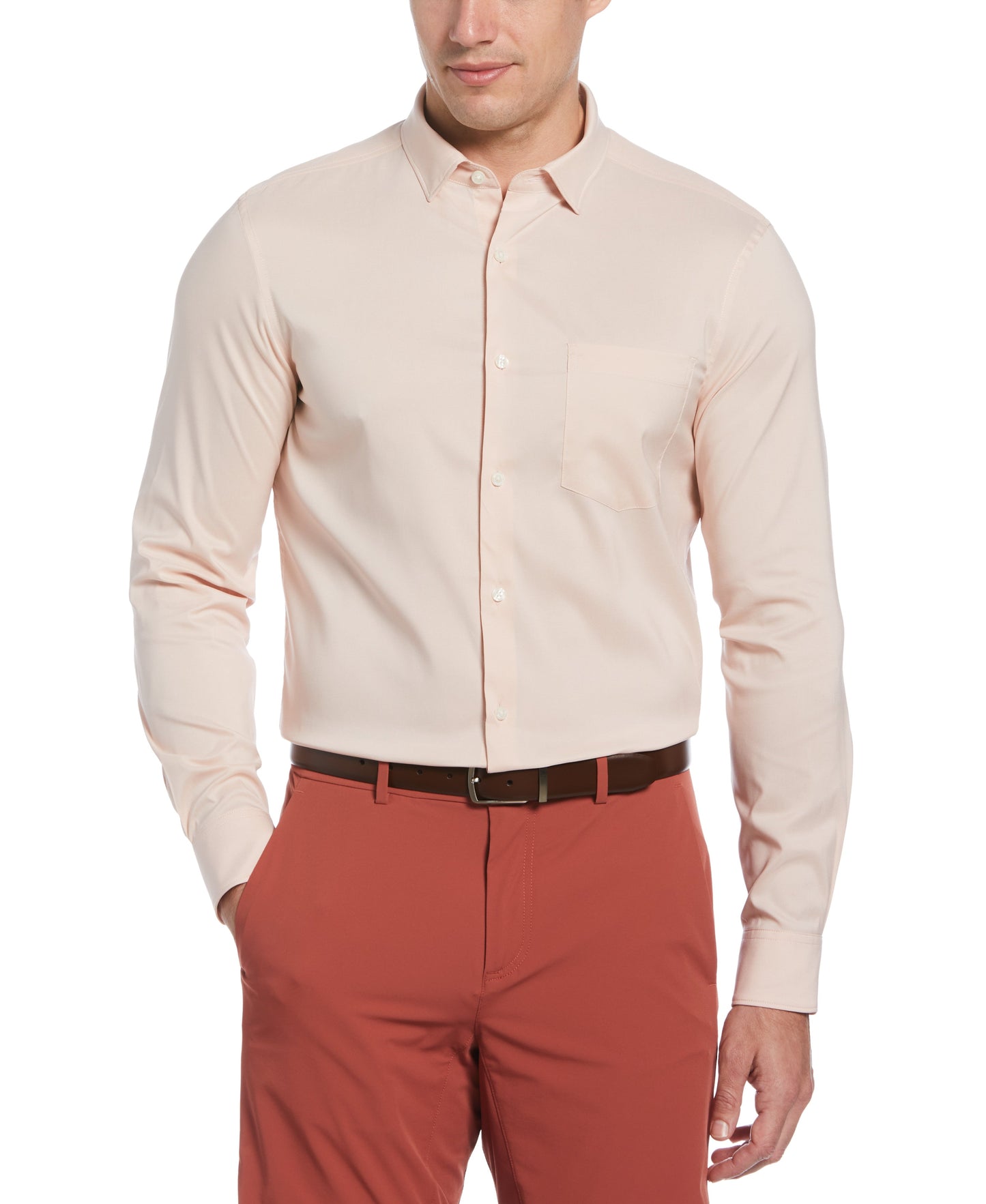 Total Stretch Slim Fit Heather Shirt