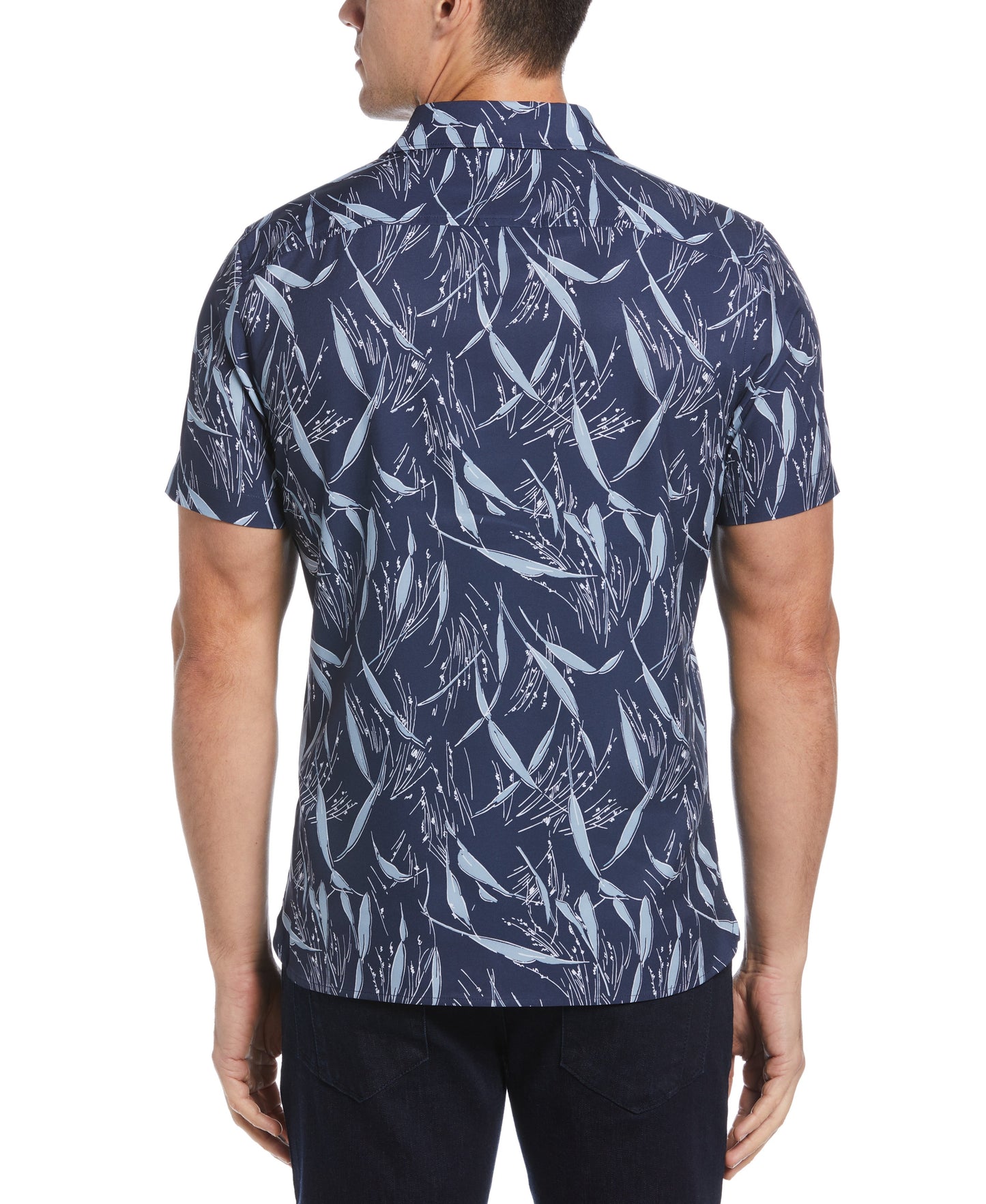 Total Stretch Slim Fit Wheat Print Shirt