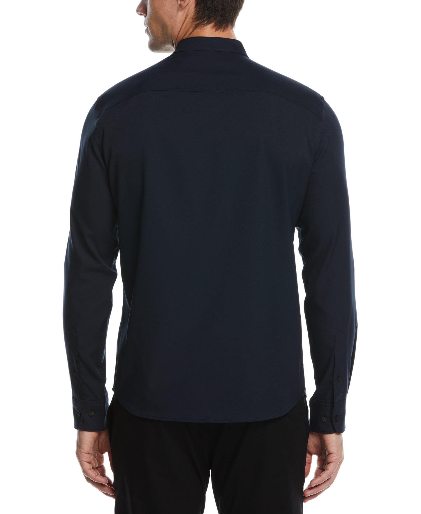 Untucked Total Stretch Slim Fit Banded Collar Shirt