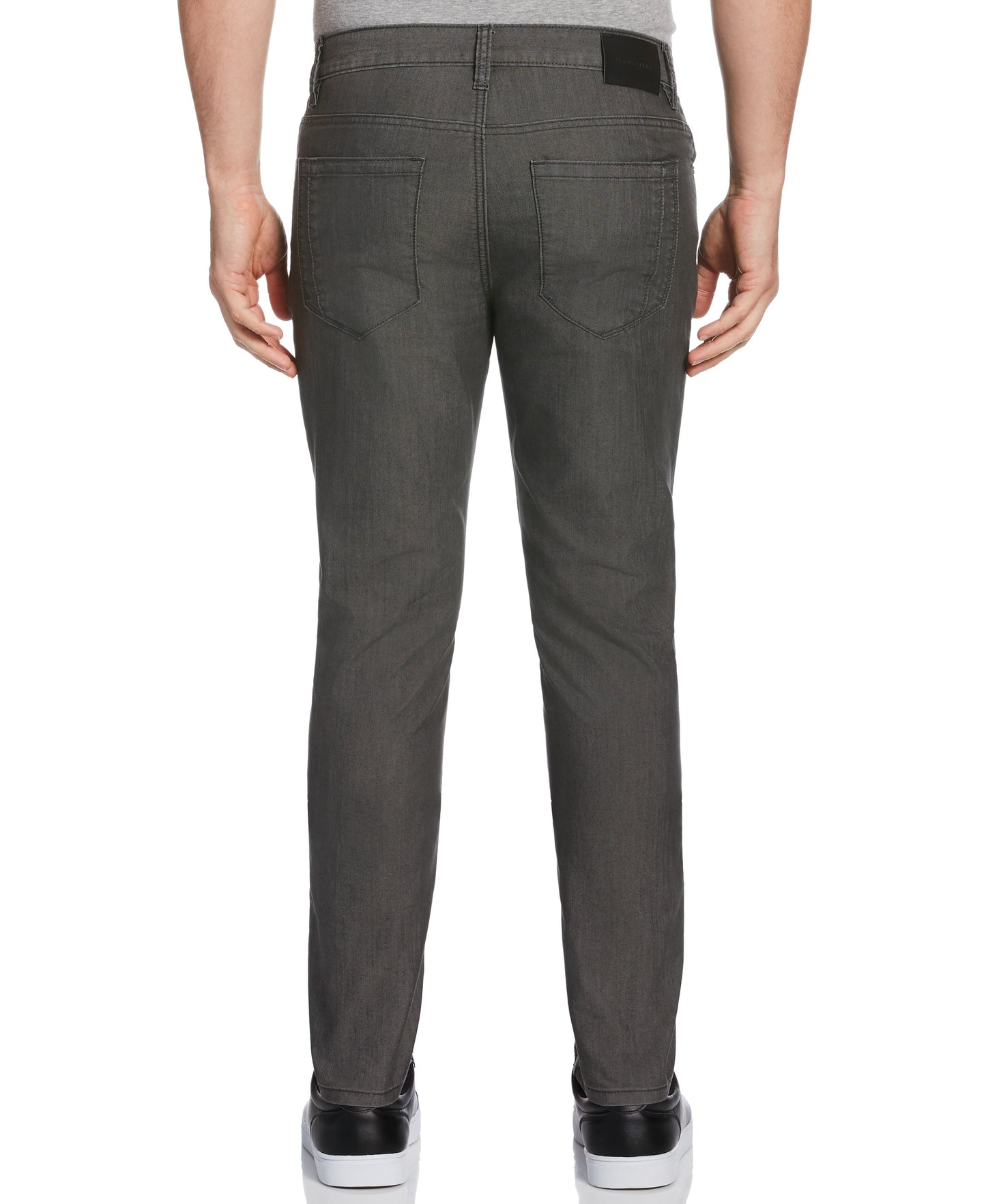 Very Slim Fit Light Gray 5-Pocket Stretch Denim Jeans
