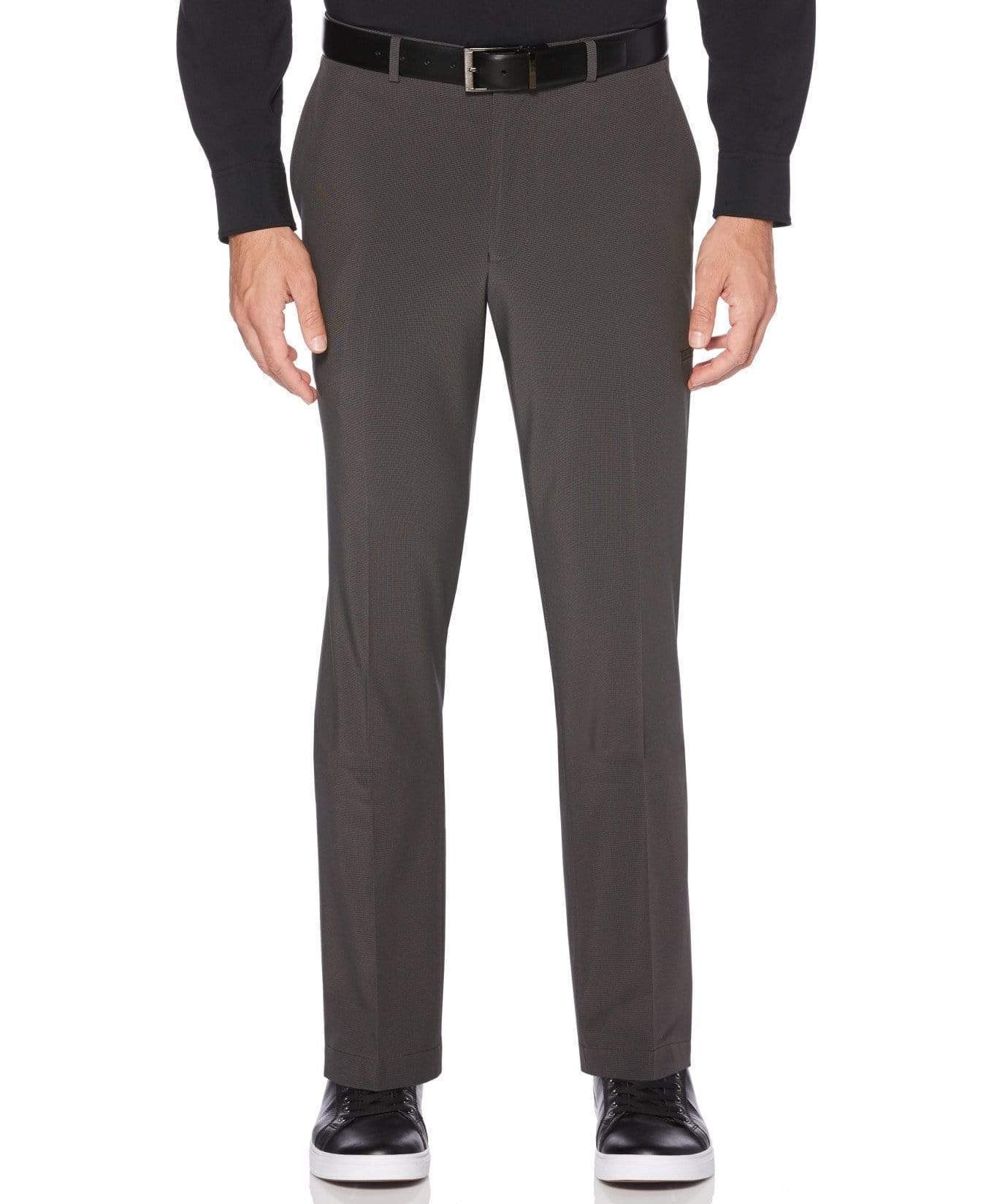 Very Slim Fit Washable Gray Check Tech Suit Pant