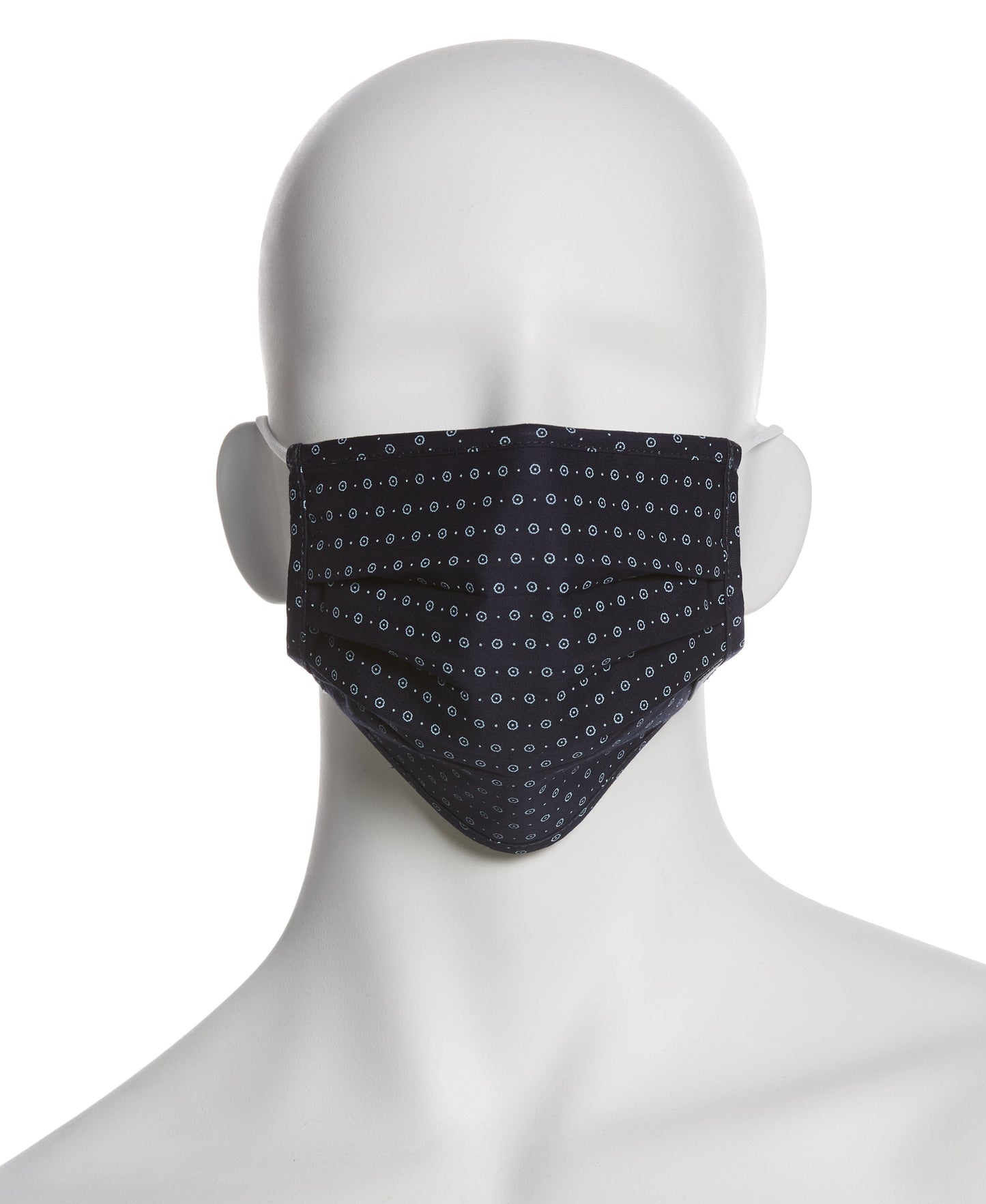 Poplin Print 3 Pack Pleated Face Mask