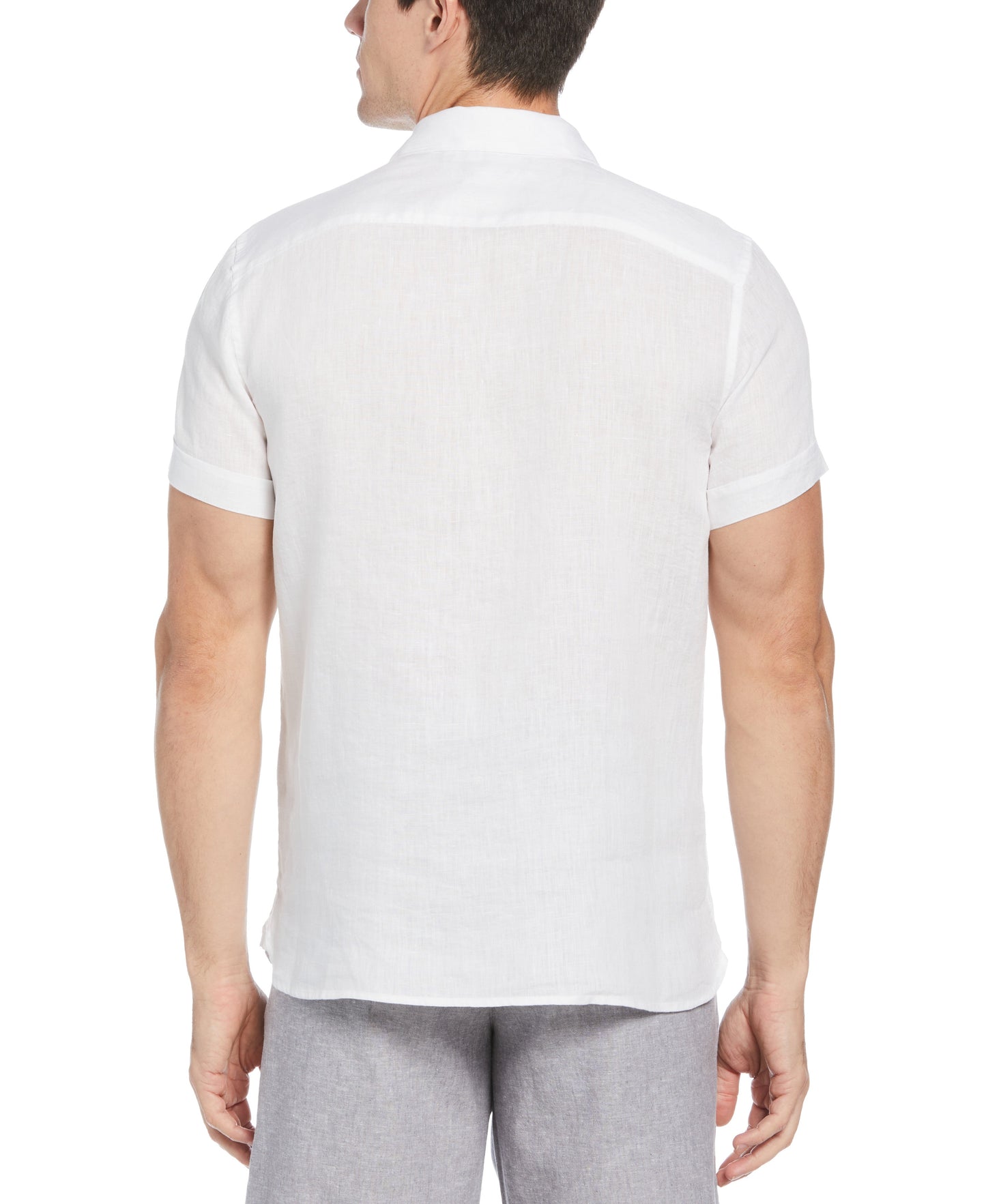 Big & Tall Untucked Solid Linen Shirt